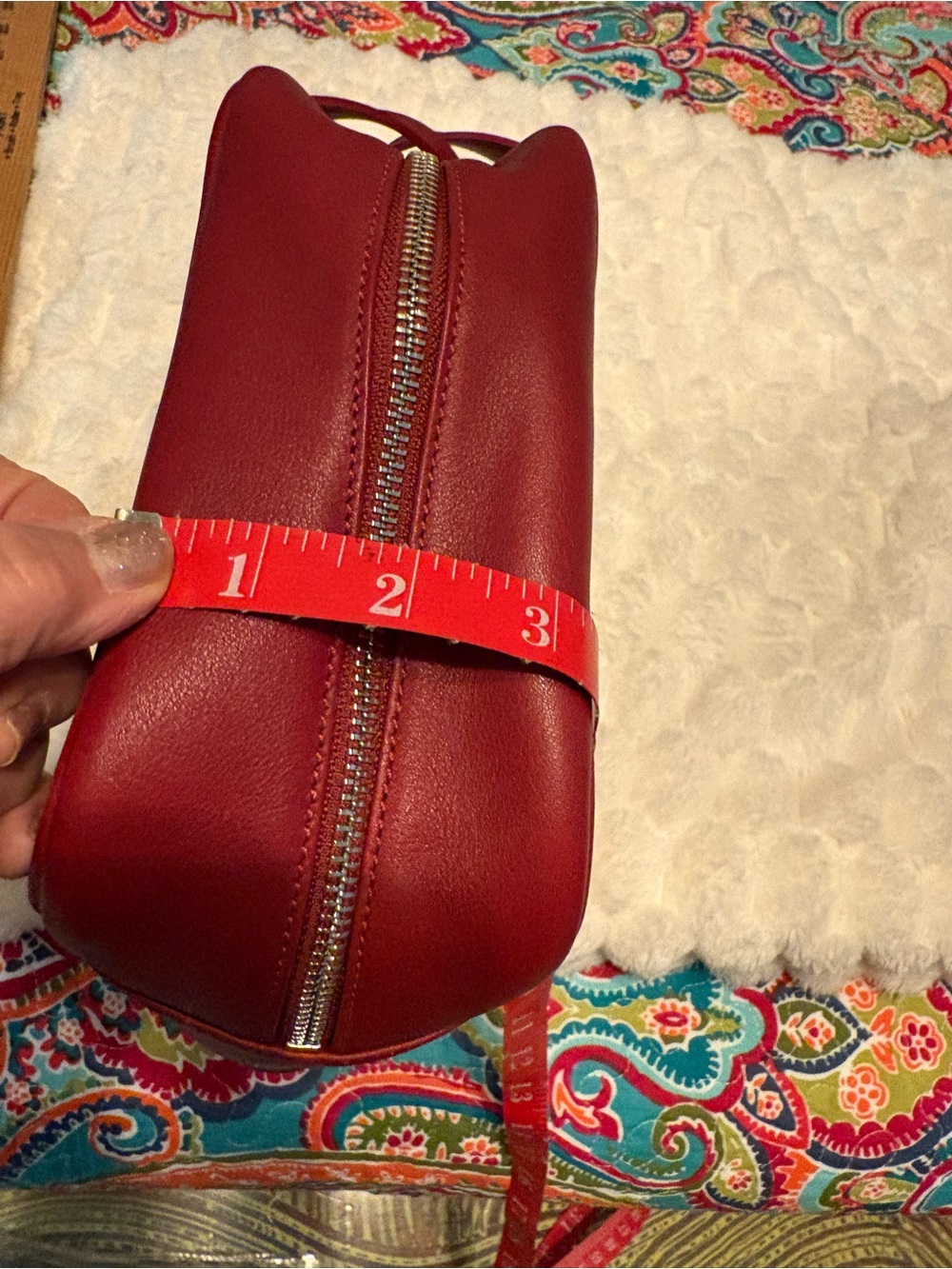 Coach leather handbag full zipper. Unique! - Picture 11 of 11